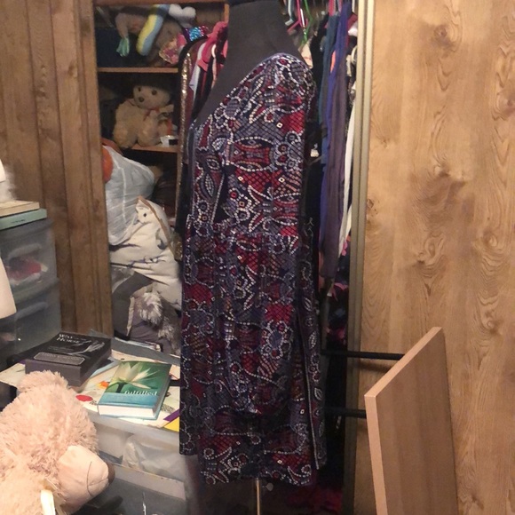 Beautiful FREE PEOPLE Velvet Dress 👗 Size Medium - Picture 8 of 15